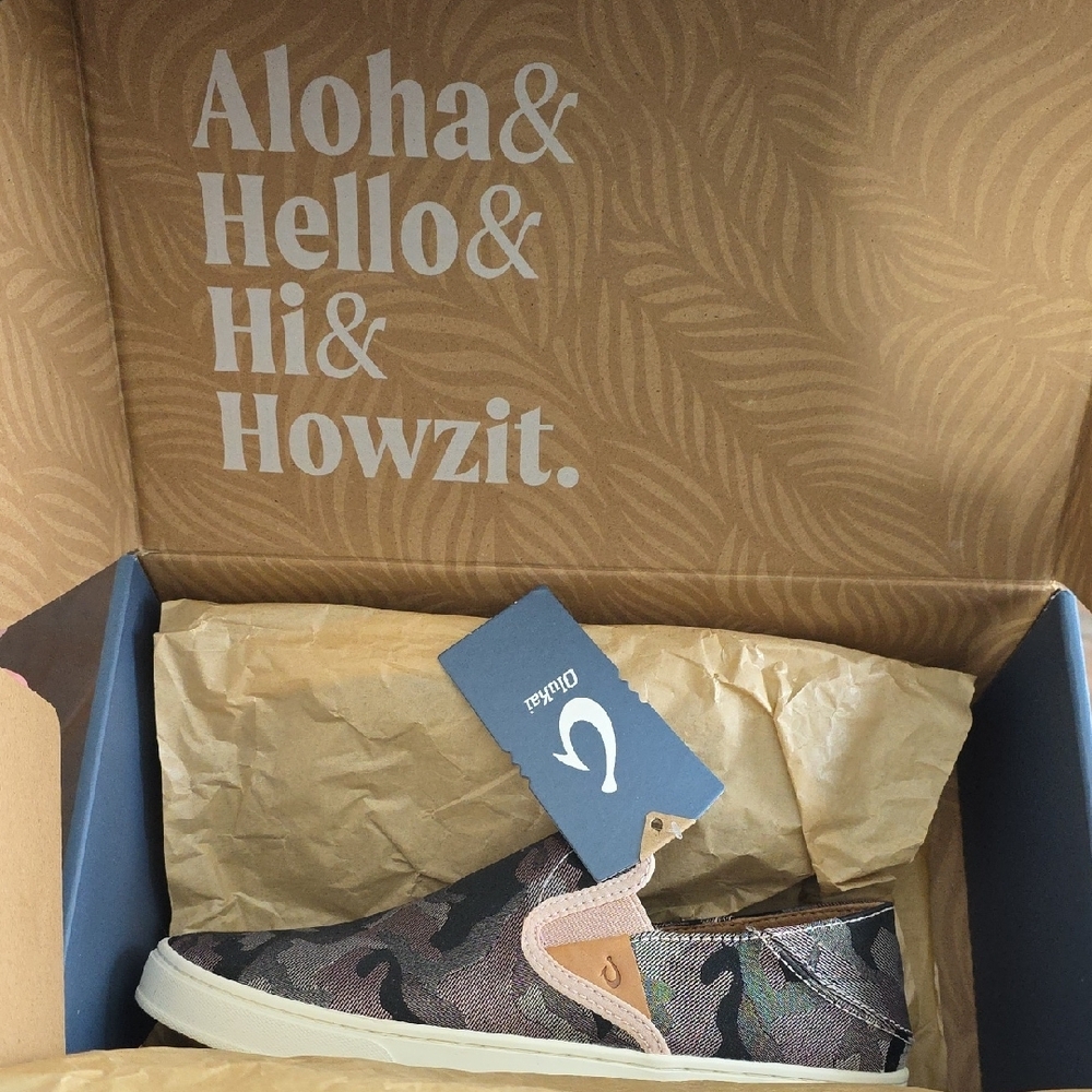 OluKai Camouflage Slip-On Sneakers - Picture 7 of 7